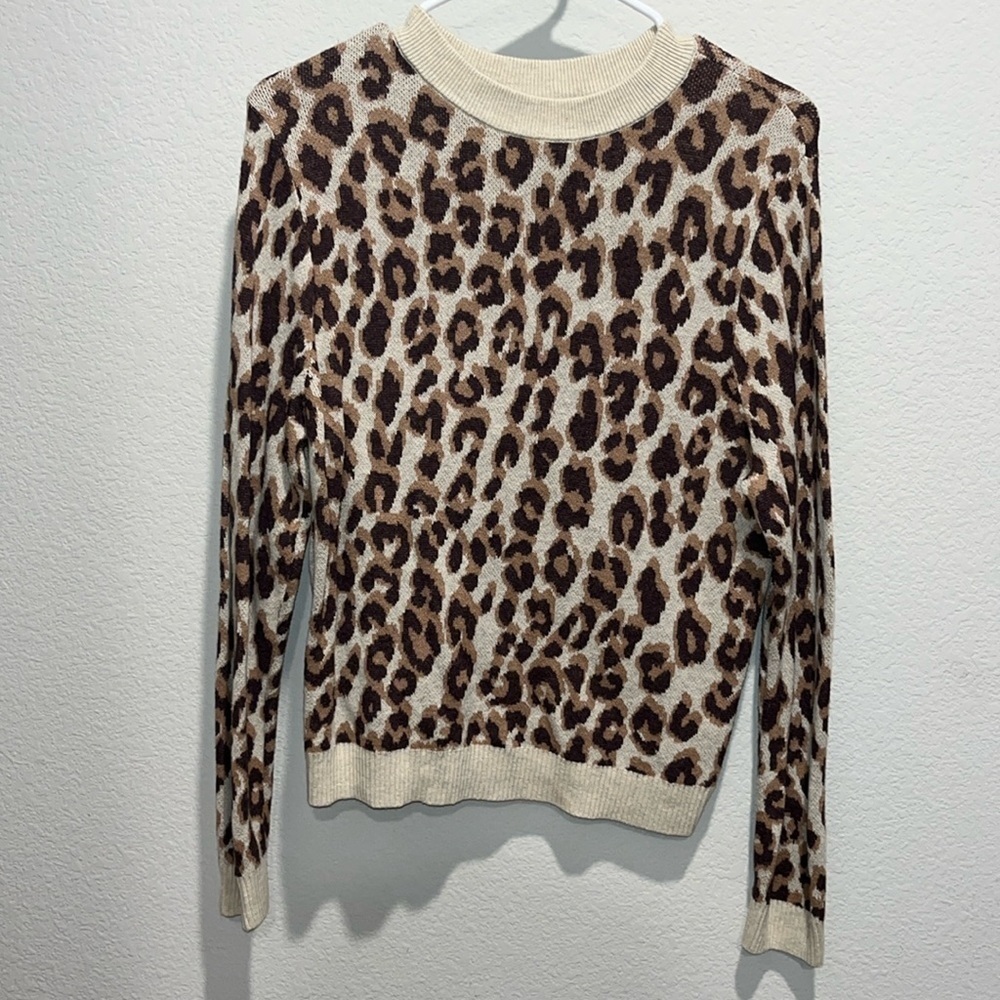 A New Day  casual Sweater leopard print